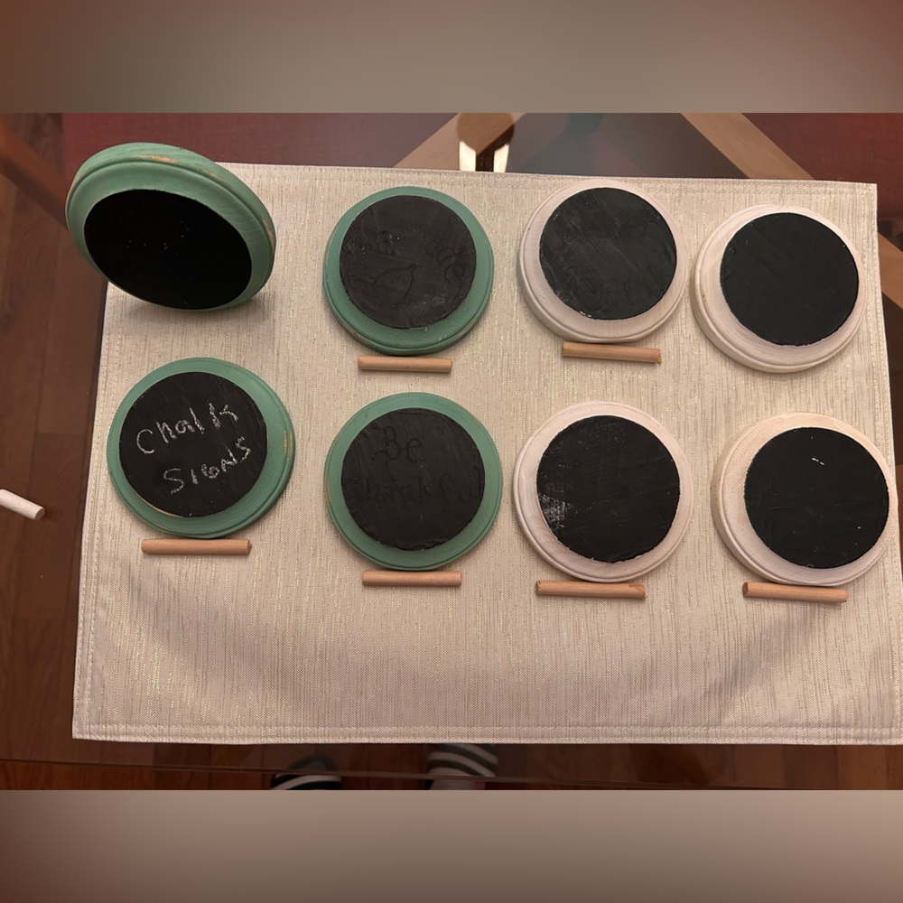 Chalkboard signs for buffet, entertaining- set of 8